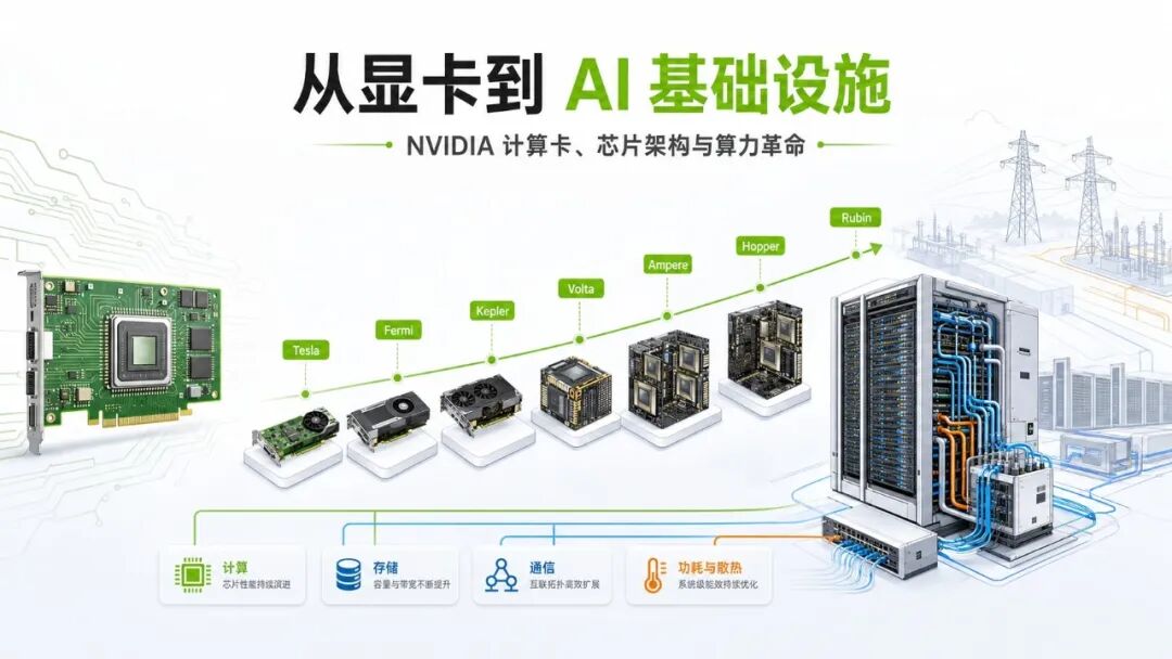 NVIDIA 计算平台从图形芯片走向机架级 AI 基础设施的封面图