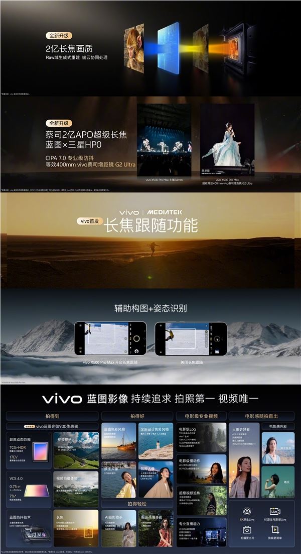蓝厂最强影像旗舰 vivo X500系列官宣：9月21日发布