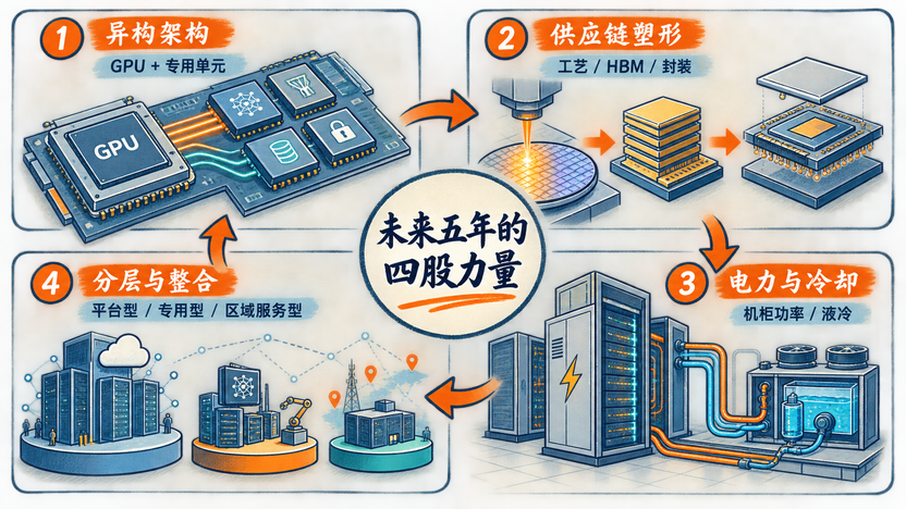 国产计算卡未来五年四股力量