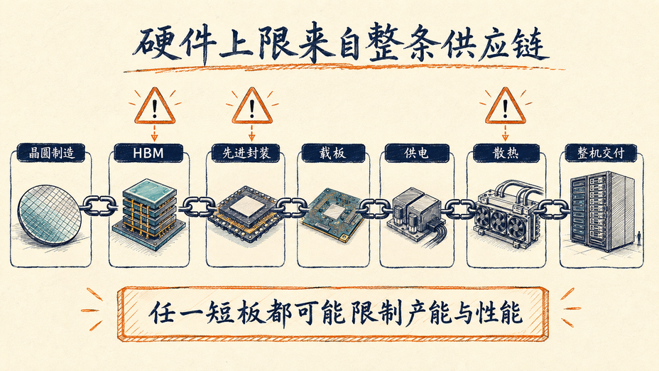 AI计算卡供应链瓶颈链
