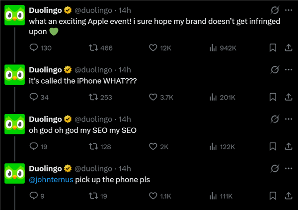 多邻国开撕iPhone Duo！喊话苹果新CEO：我的律师会联系你