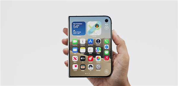 苹果首款折叠屏iPhone Duo压轴登场：屏下摄像头+Touch ID回归
