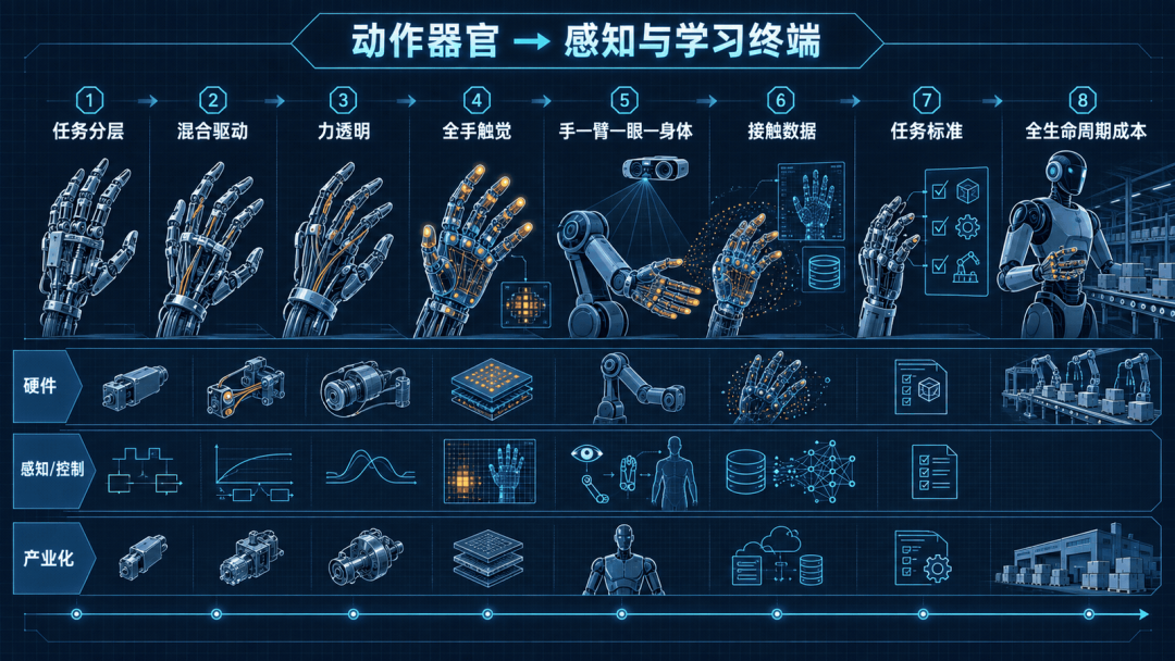 机器人灵巧手未来发展路线图