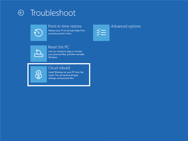 装系统不用U盘了！Windows 11新增云重装：系统崩了直接云端下载恢复
