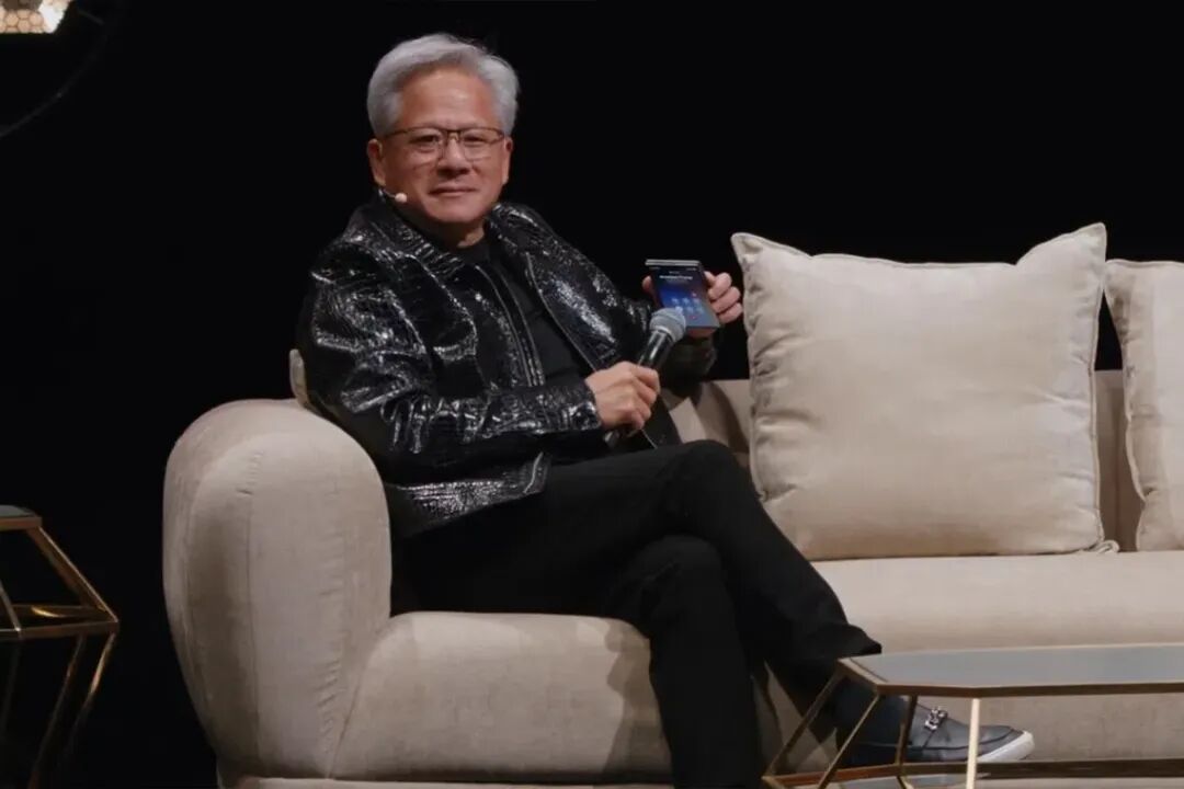 Nvidia CEO Jensen Huang puts Trump on speakerphone while downplaying AI  risks | The Straits Times