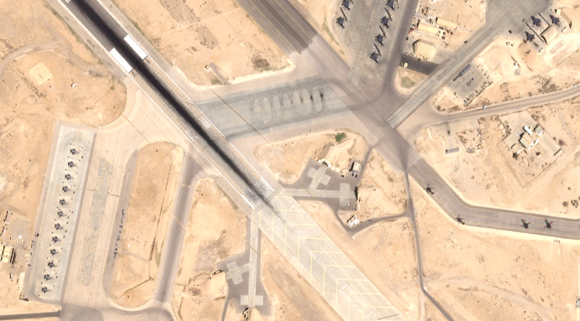▲穆沃费格萨勒提空军基地卫星图