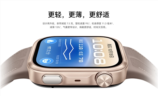 2988元 华为WATCH D3开启预售：24小时动态血压监测、一键微体检