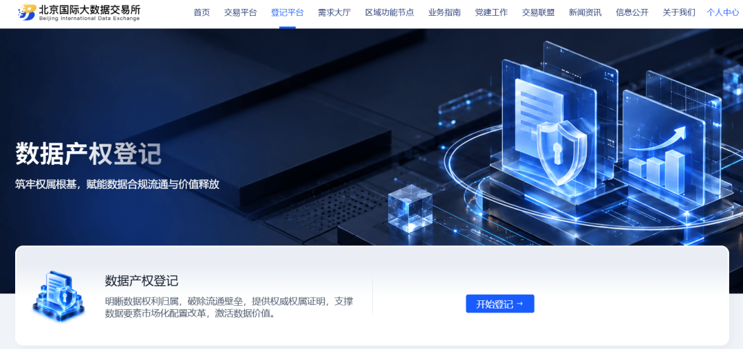 ​北数所网站截图