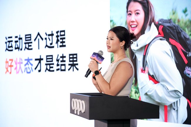OPPO运动充能者谢冰清