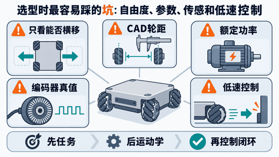 移动机器人底盘选型常见误区