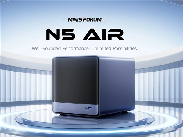 3340元起售!铭凡N5 Air NAS悄悄上新:锐龙5 7640HS+174TB存储
