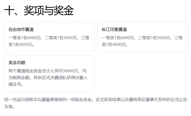 “松江创世纪”2026首届AI游戏创作创业大赛