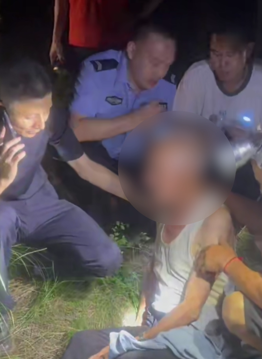 ▲八旬老人被成功找到 视频截图