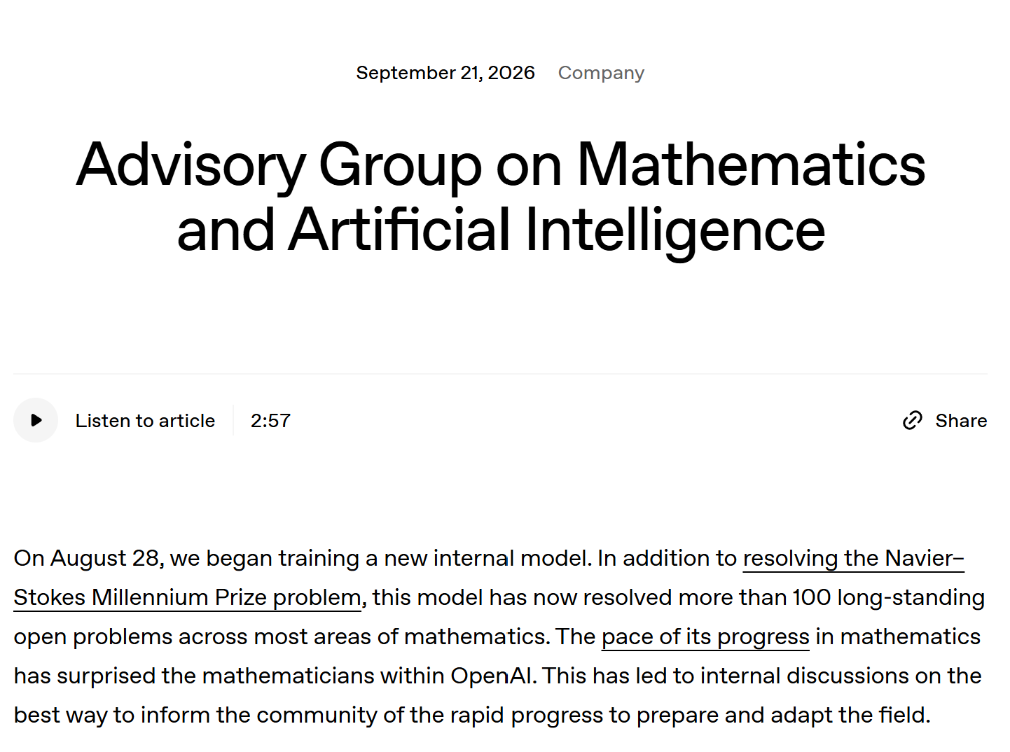 OpenAI新模型攻克100多道数学难题,9位顶尖数学家组成顾问团
